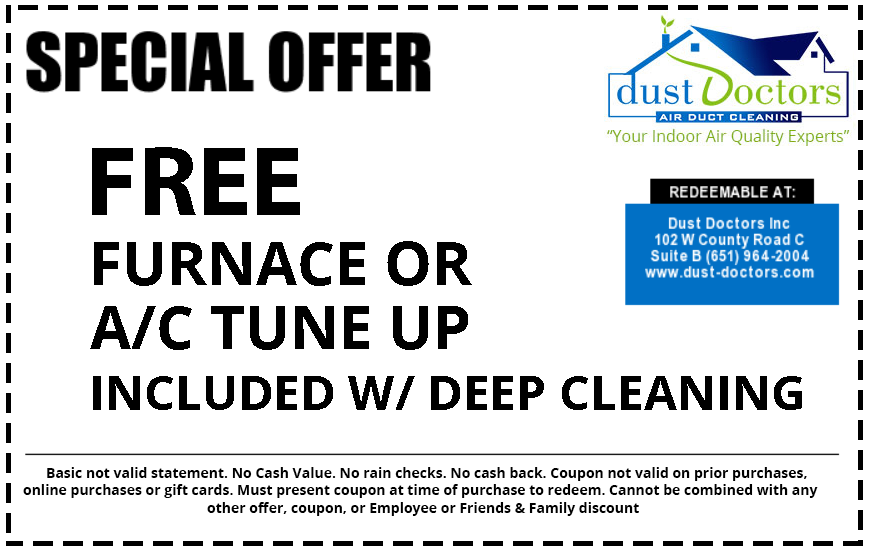 Dust Doctors Air Duct Furnace AC Cleaning Minneapolis MN